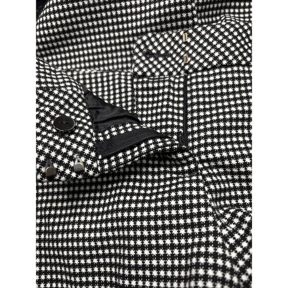 Express Women’s 2R Editor Black & White Twill Straight Ankle Dress Pants - - Picture 9 of 11